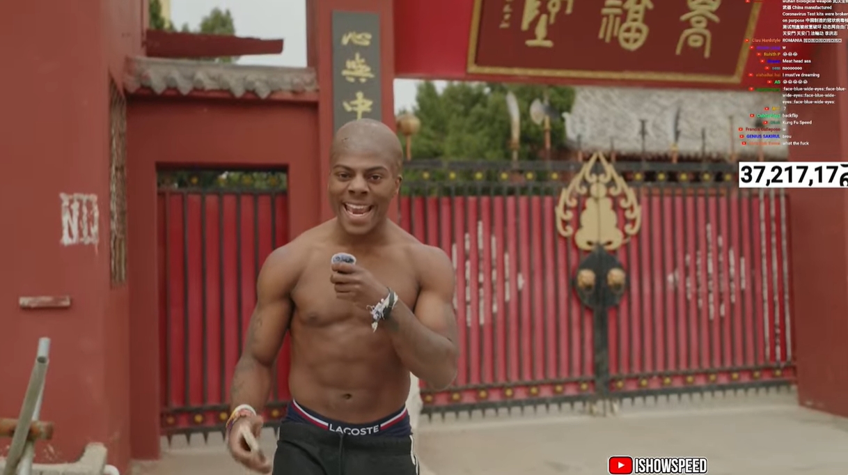  光頭造型！Speed中國行來到鄭州少林寺，上香拜佛學(xué)功夫