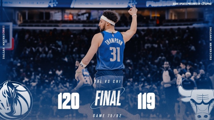  險勝公牛！獨行俠官方曬贏球海報 克萊成為封面人物